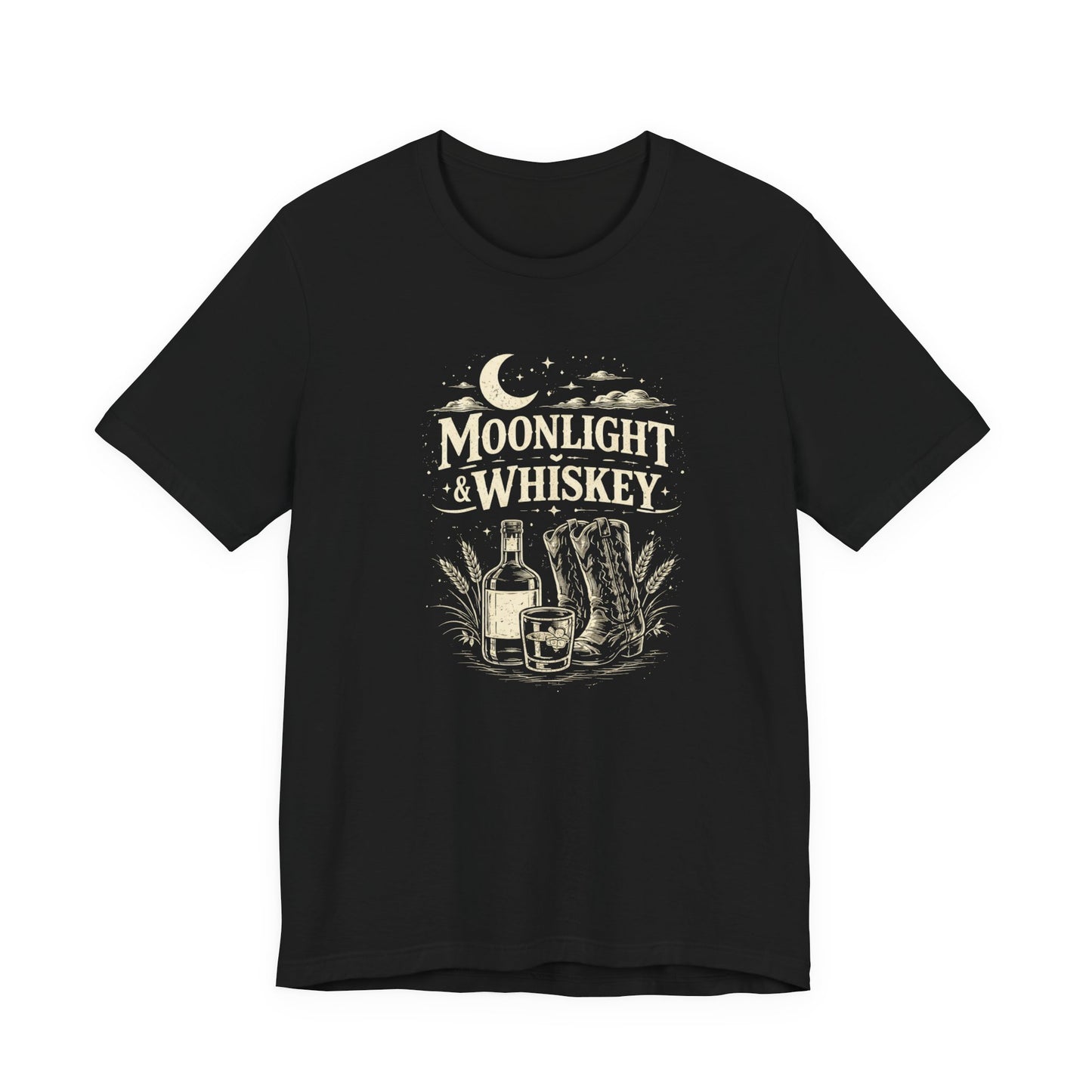 Rustic Moonlight & Whiskey T-Shirt
