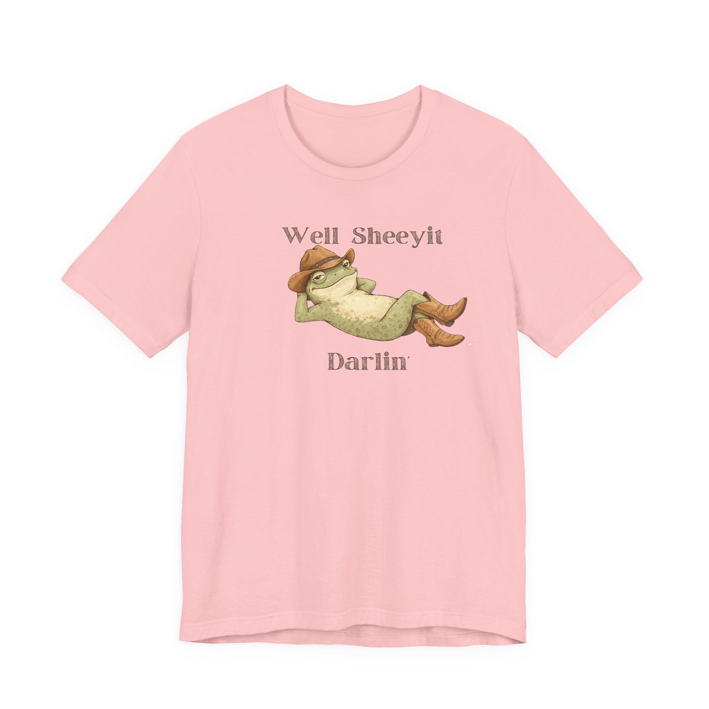 Frog Relaxing Graphic Shirt — "Well Sheeyit Darlin"