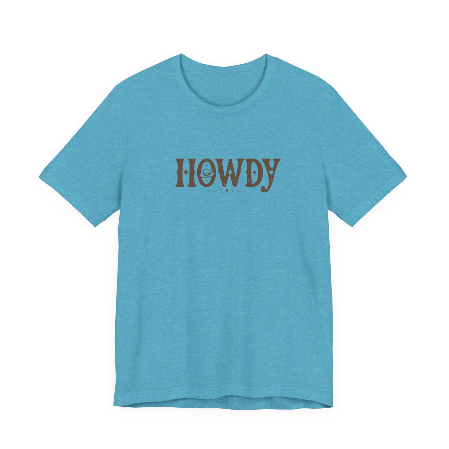 Howdy Graphic Tee — Western Cowboy Greeting T-Shirt