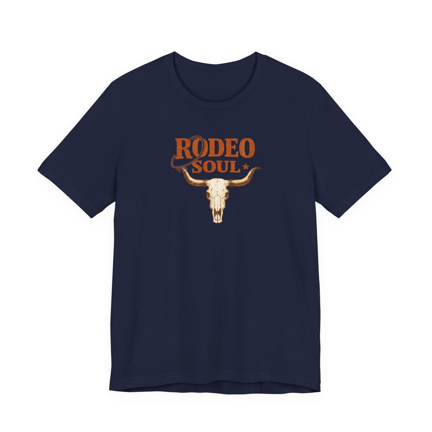 Rodeo Soul T‑Shirt — Western Skull Graphic Tee