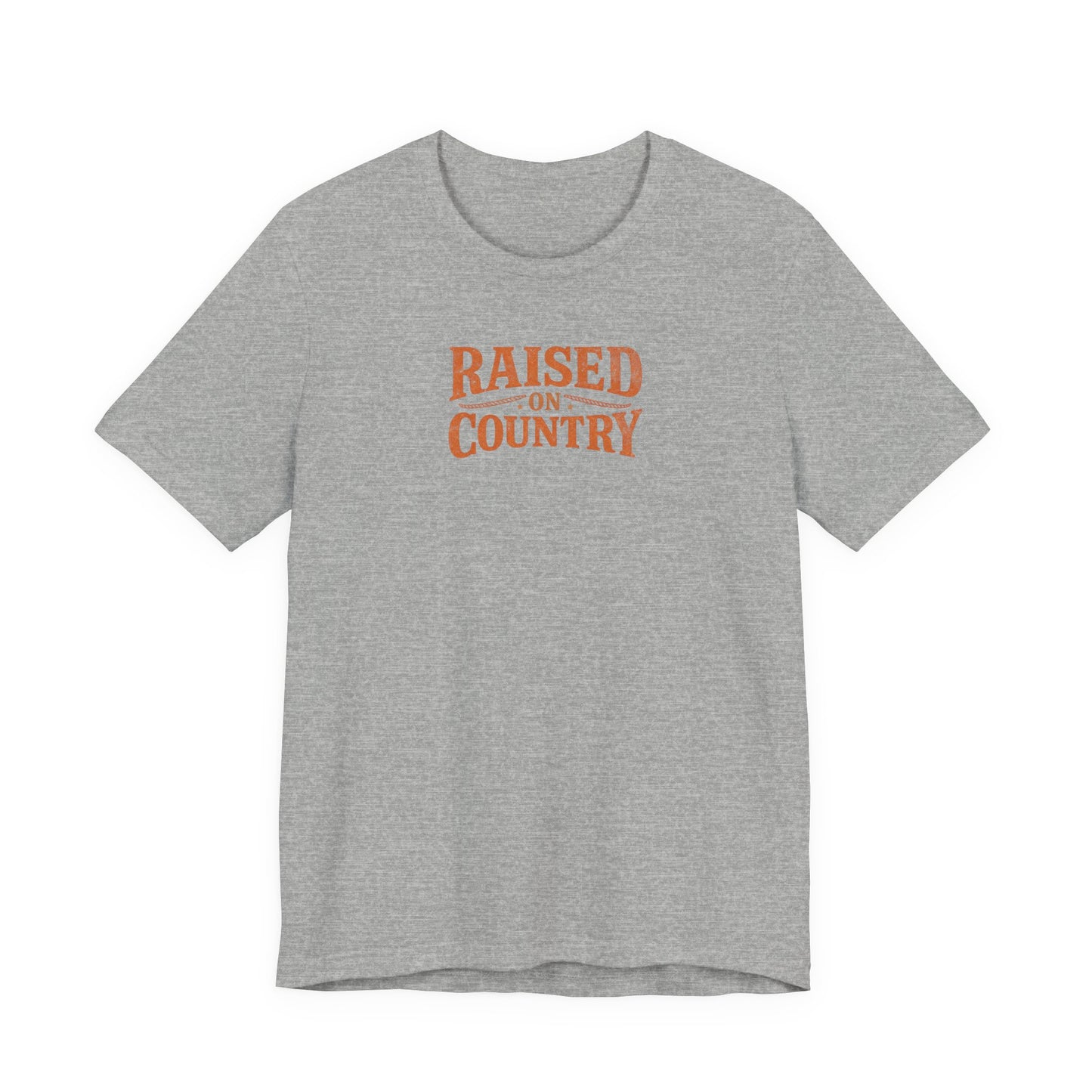 Raised on Country T-Shirt — Vintage Western Graphic Tee for Country Music Lovers