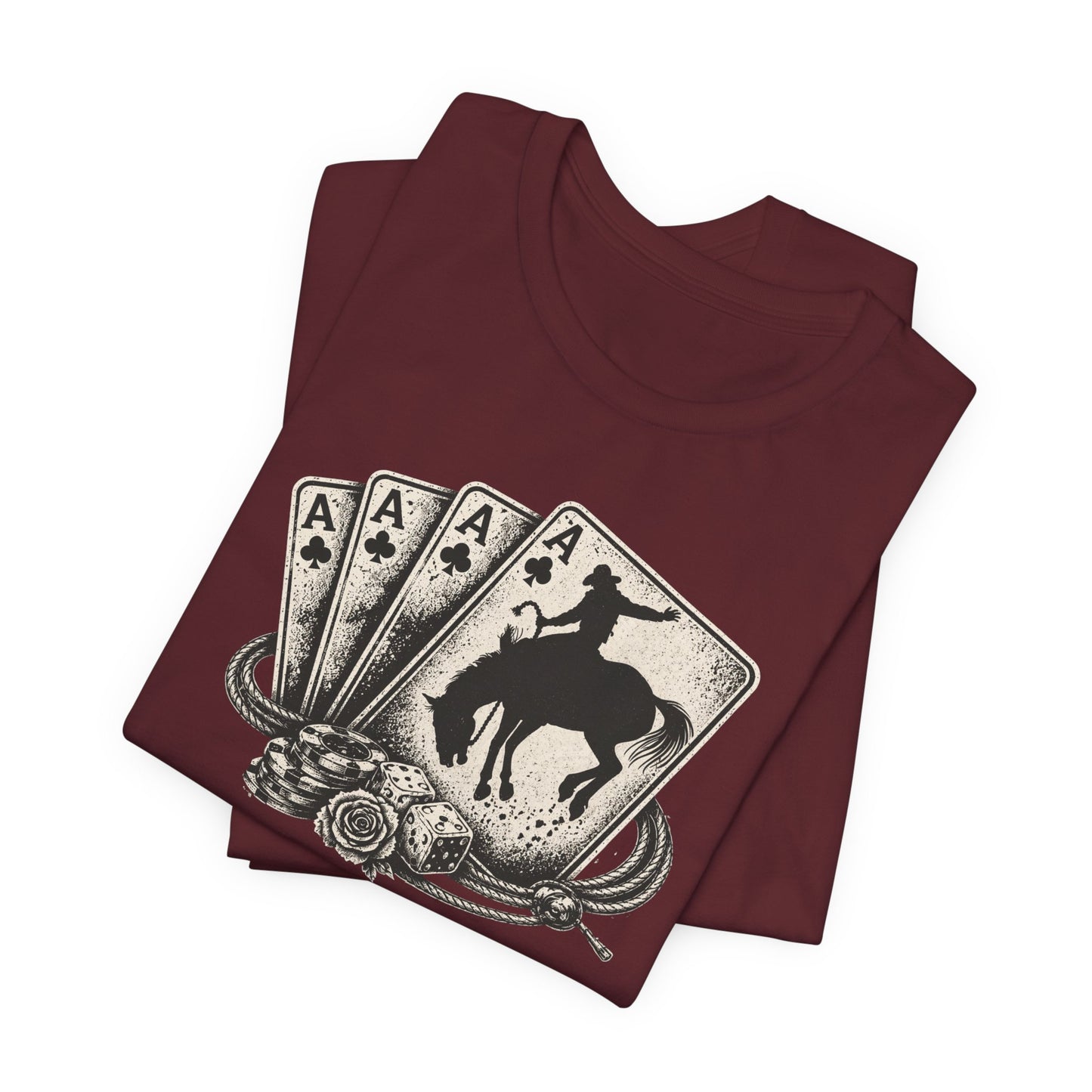 Western Ace Cards Graphic T-Shirt
