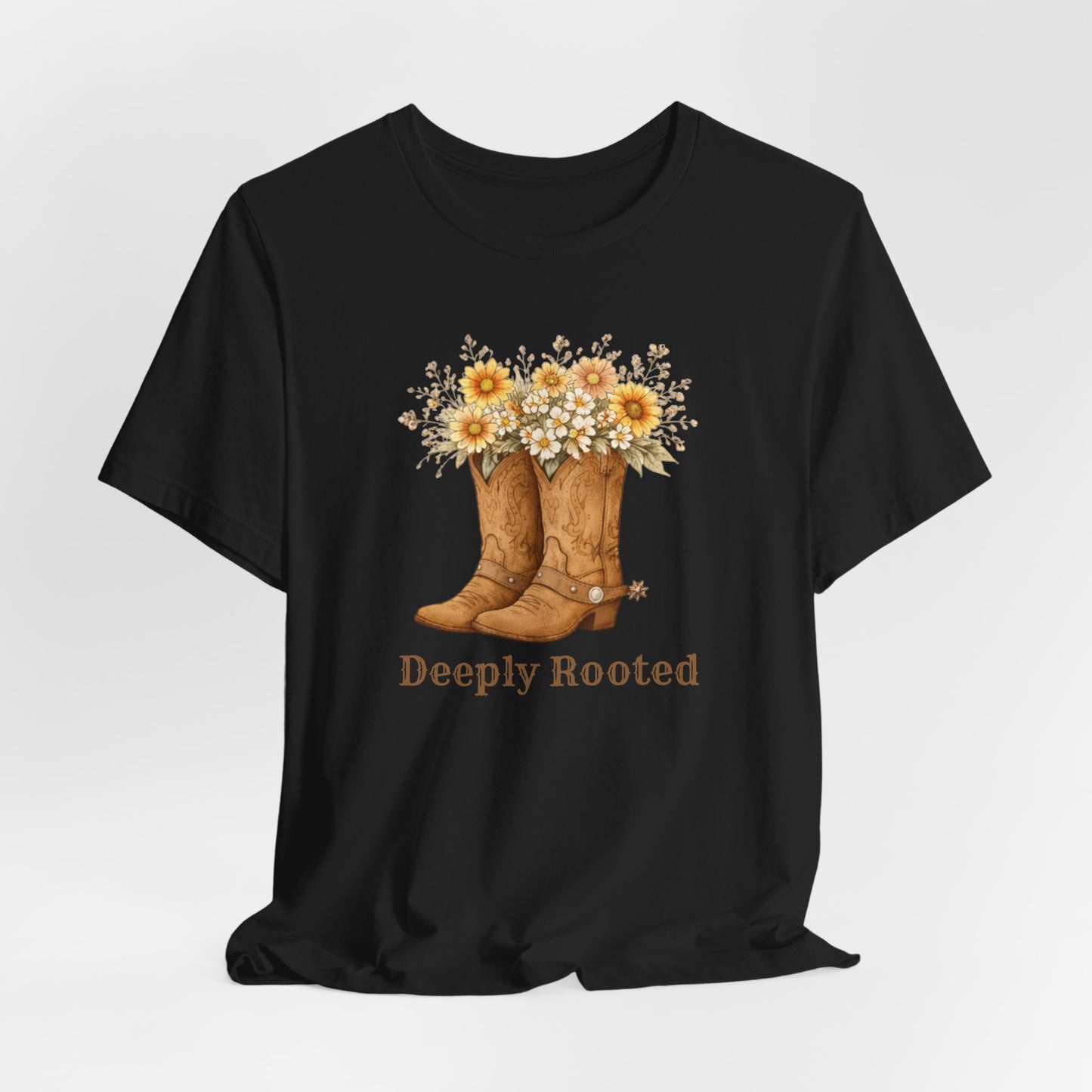 Deeply Rooted Cowboy Boots Floral T-Shirt