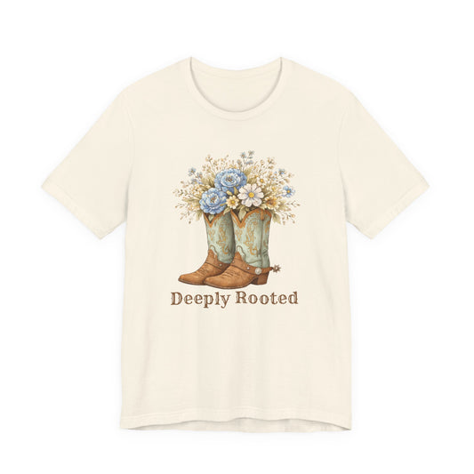 Deeply Rooted Cowboy Boots Floral T-Shirt