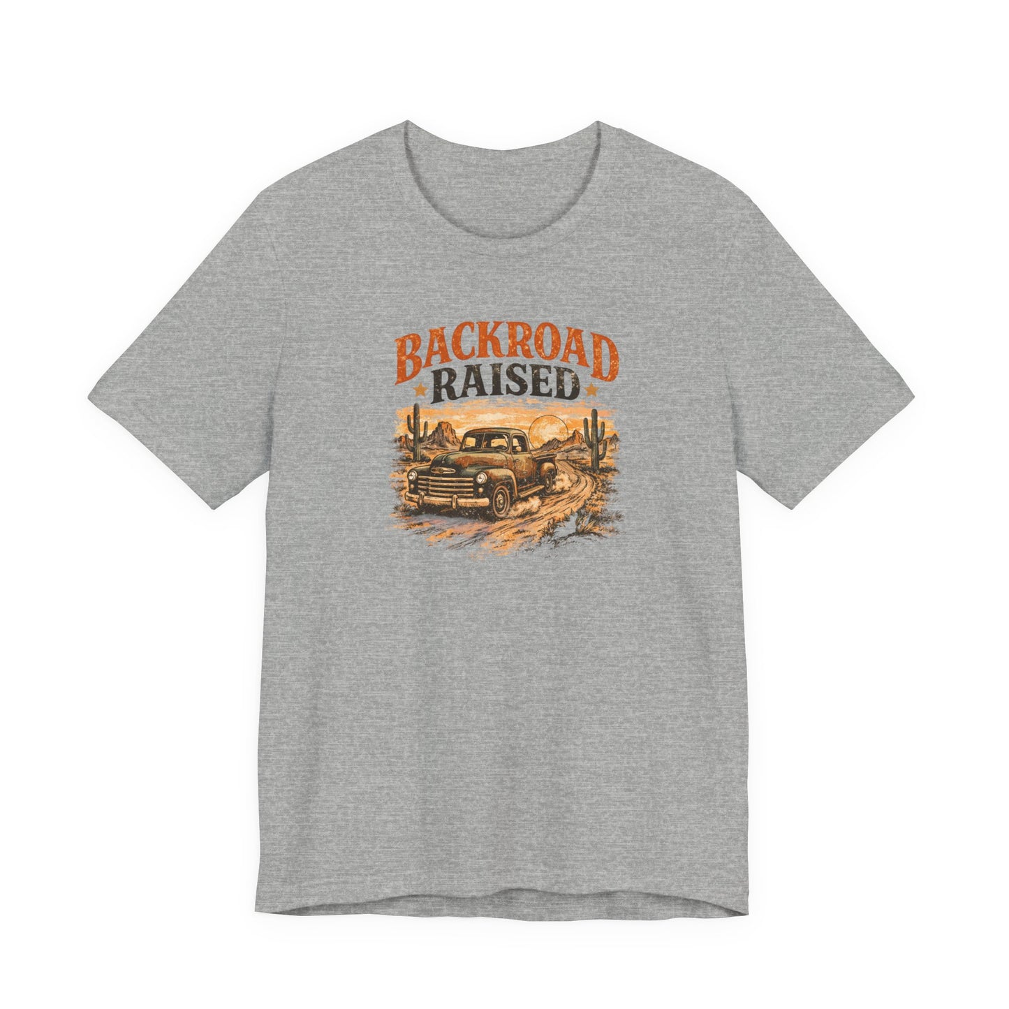 Backroad Raised T-Shirt — Vintage Truck Country Tee