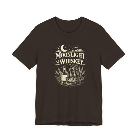 Rustic Moonlight & Whiskey T-Shirt
