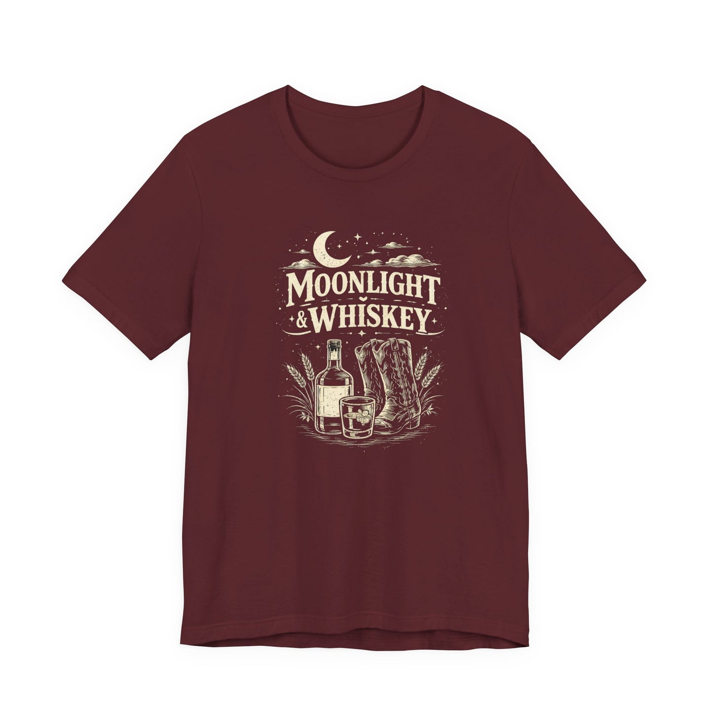 Rustic Moonlight & Whiskey T-Shirt