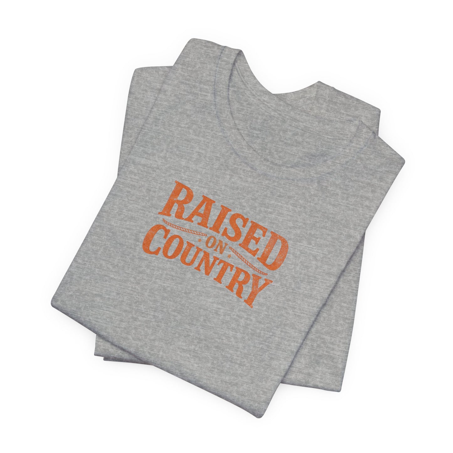 Raised on Country T-Shirt — Vintage Western Graphic Tee for Country Music Lovers