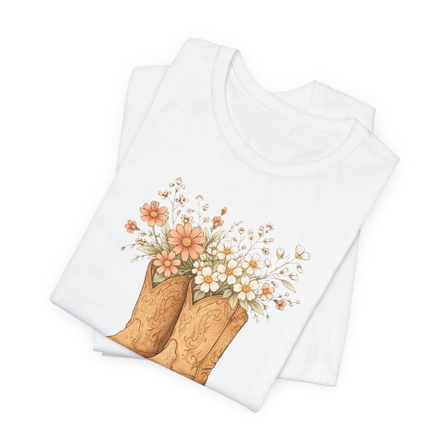 Deeply Rooted Cowboy Boots Floral T-Shirt
