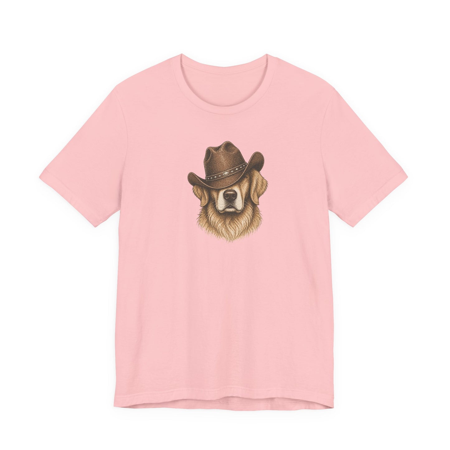 Cowboy Golden Retriever T‑Shirt — Dog Lover Western Tee