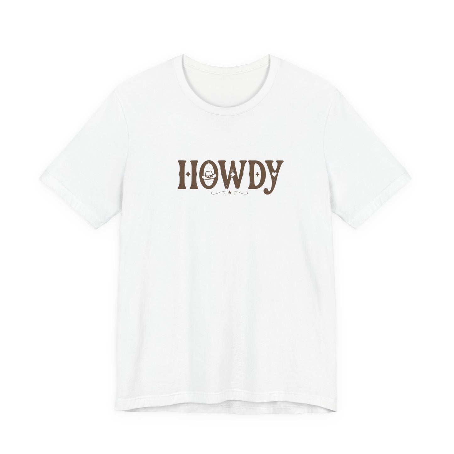 Howdy Graphic Tee — Western Cowboy Greeting T-Shirt