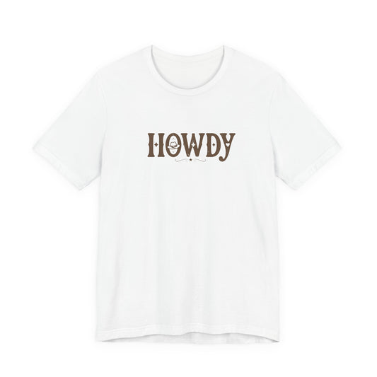 Howdy Graphic Tee — Western Cowboy Greeting T-Shirt