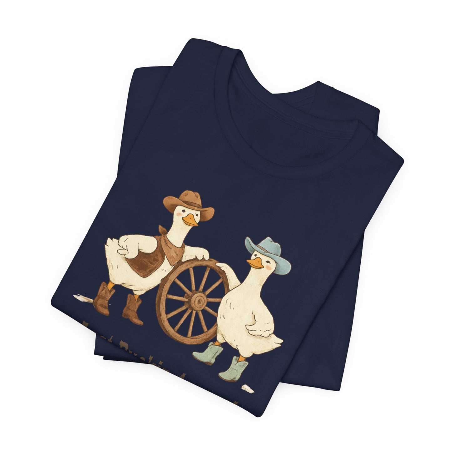 Just Duckin' Around T-Shirt— Vintage Western Duck Graphic T-Shirt