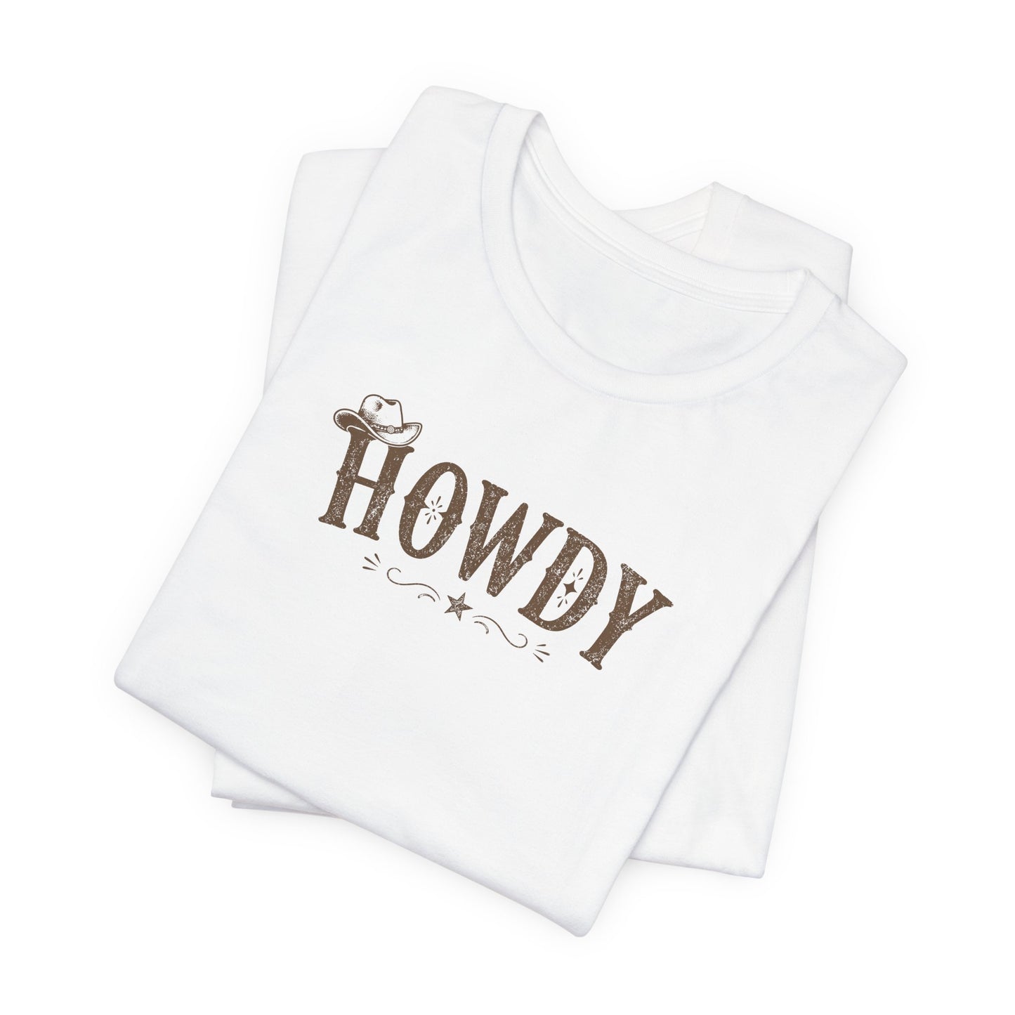 Howdy Tee — Vintage Western Greeting T-Shirt