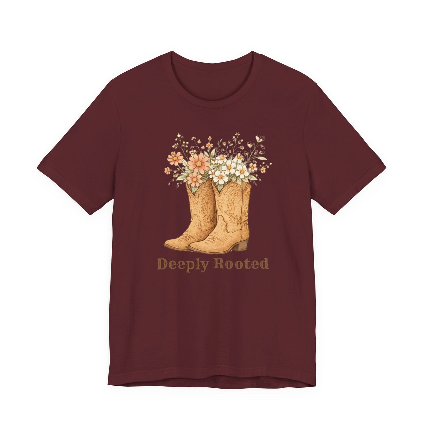 Deeply Rooted Cowboy Boots Floral T-Shirt