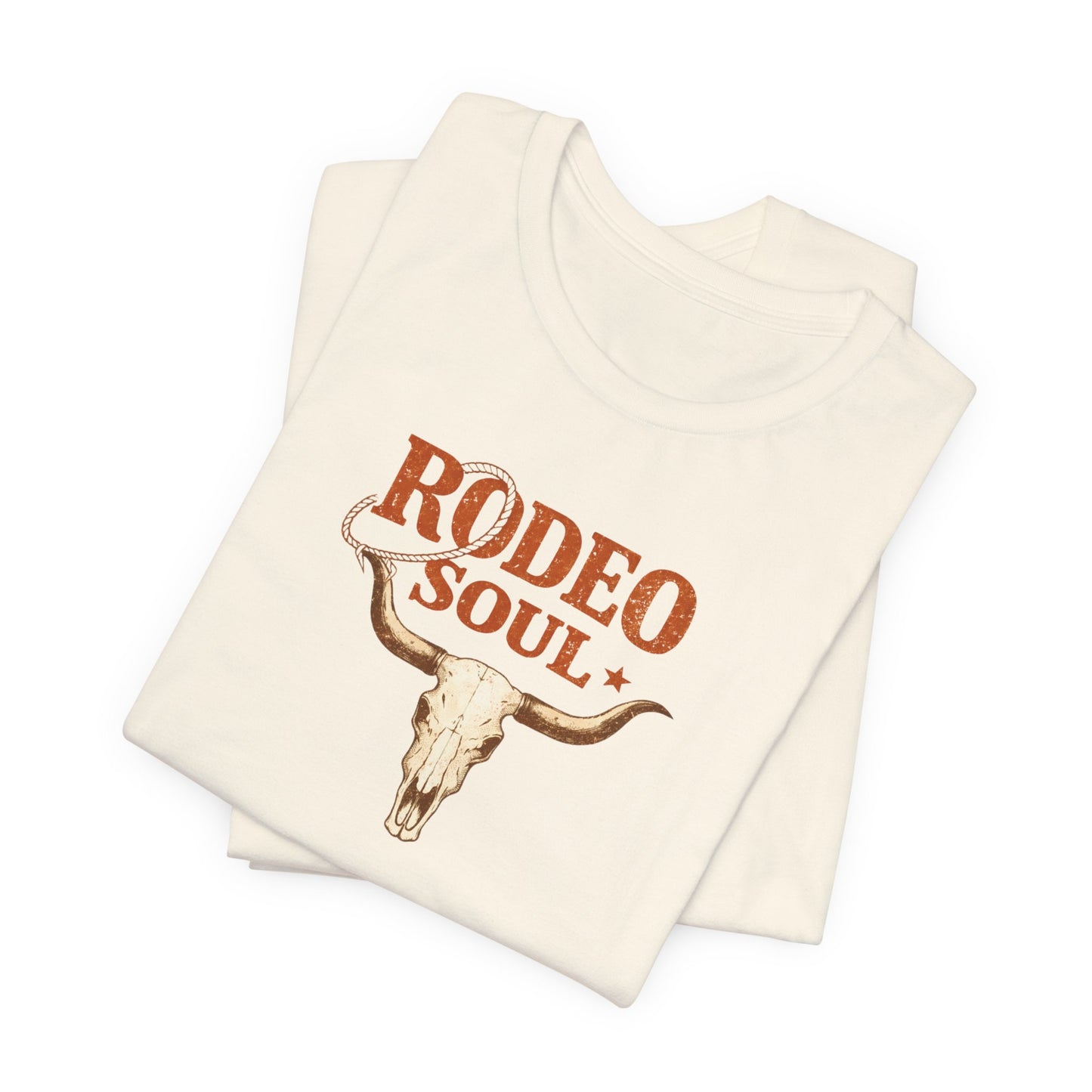 Rodeo Soul T‑Shirt — Western Skull Graphic Tee