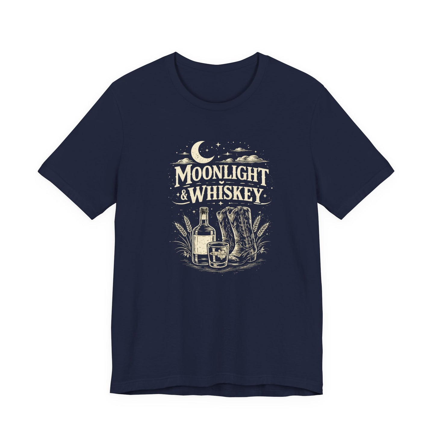 Rustic Moonlight & Whiskey T-Shirt