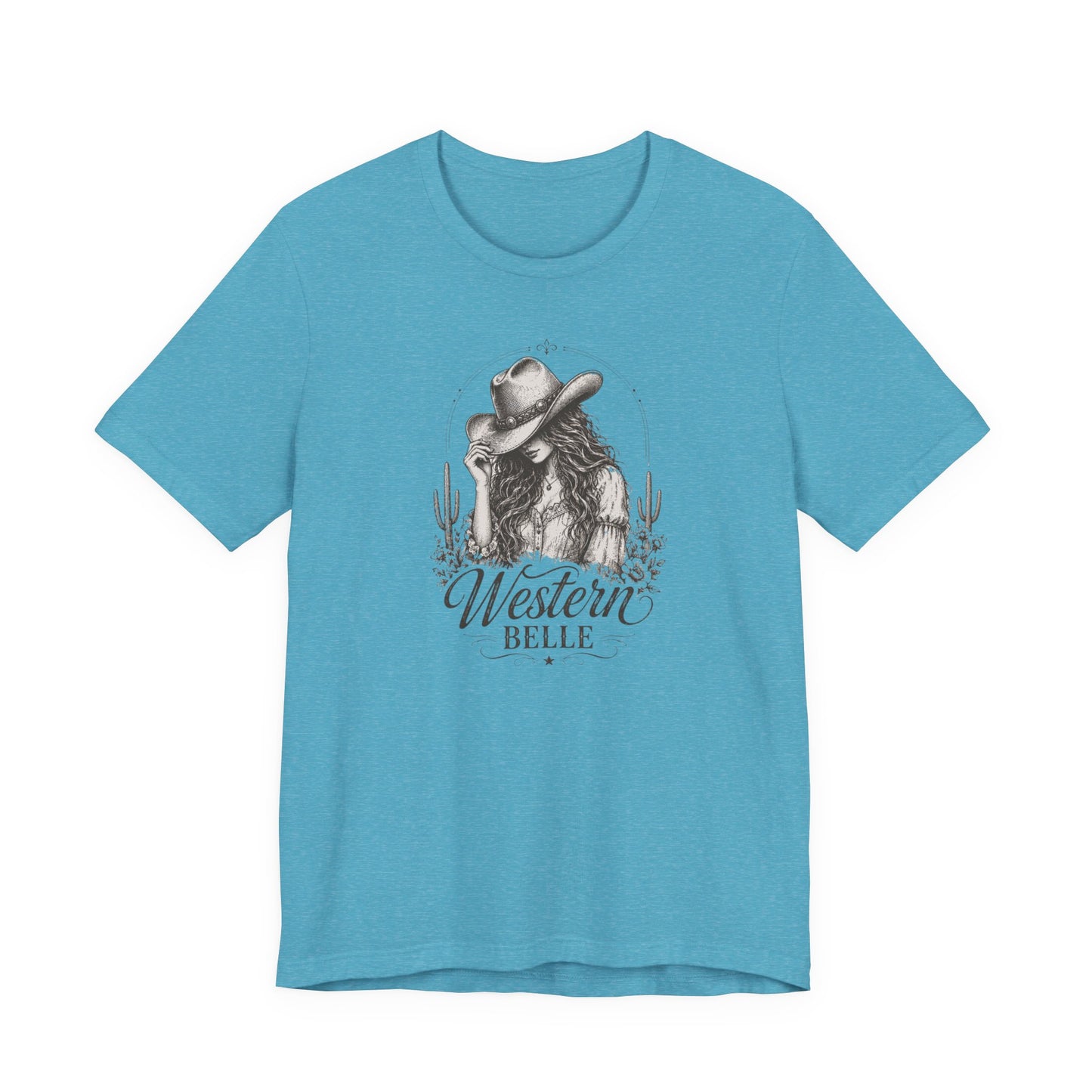 Western Belle T‑Shirt — Vintage Cowgirl Graphic Tee