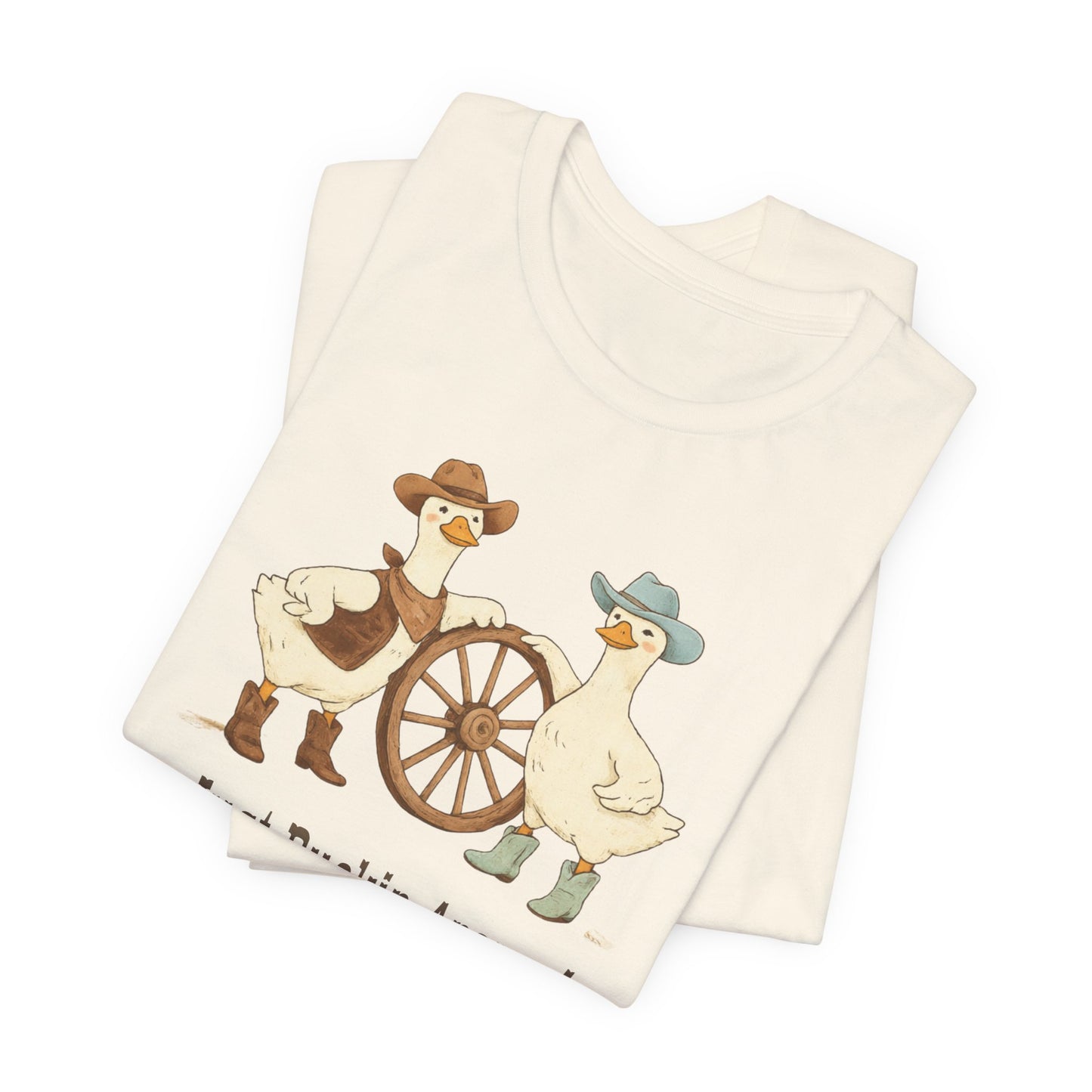 Just Duckin' Around T-Shirt— Vintage Western Duck Graphic T-Shirt