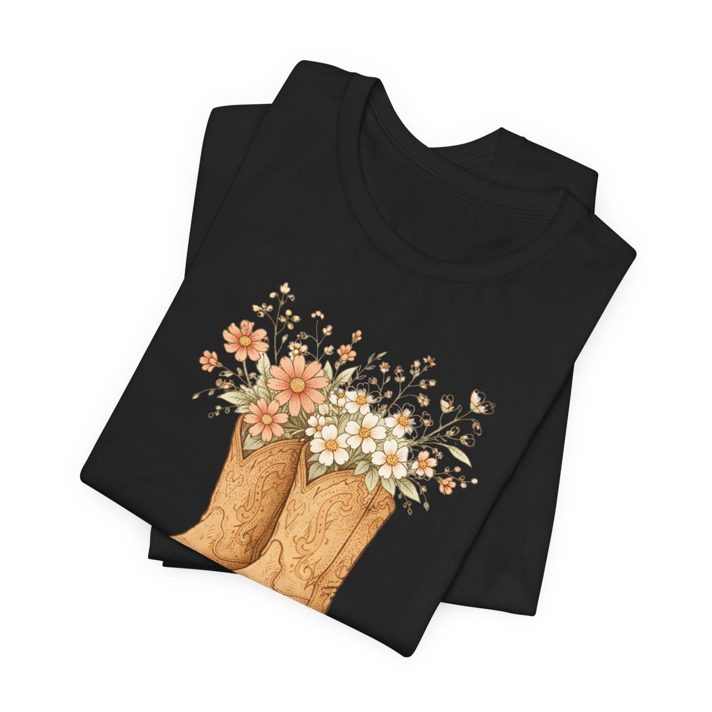 Deeply Rooted Cowboy Boots Floral T-Shirt