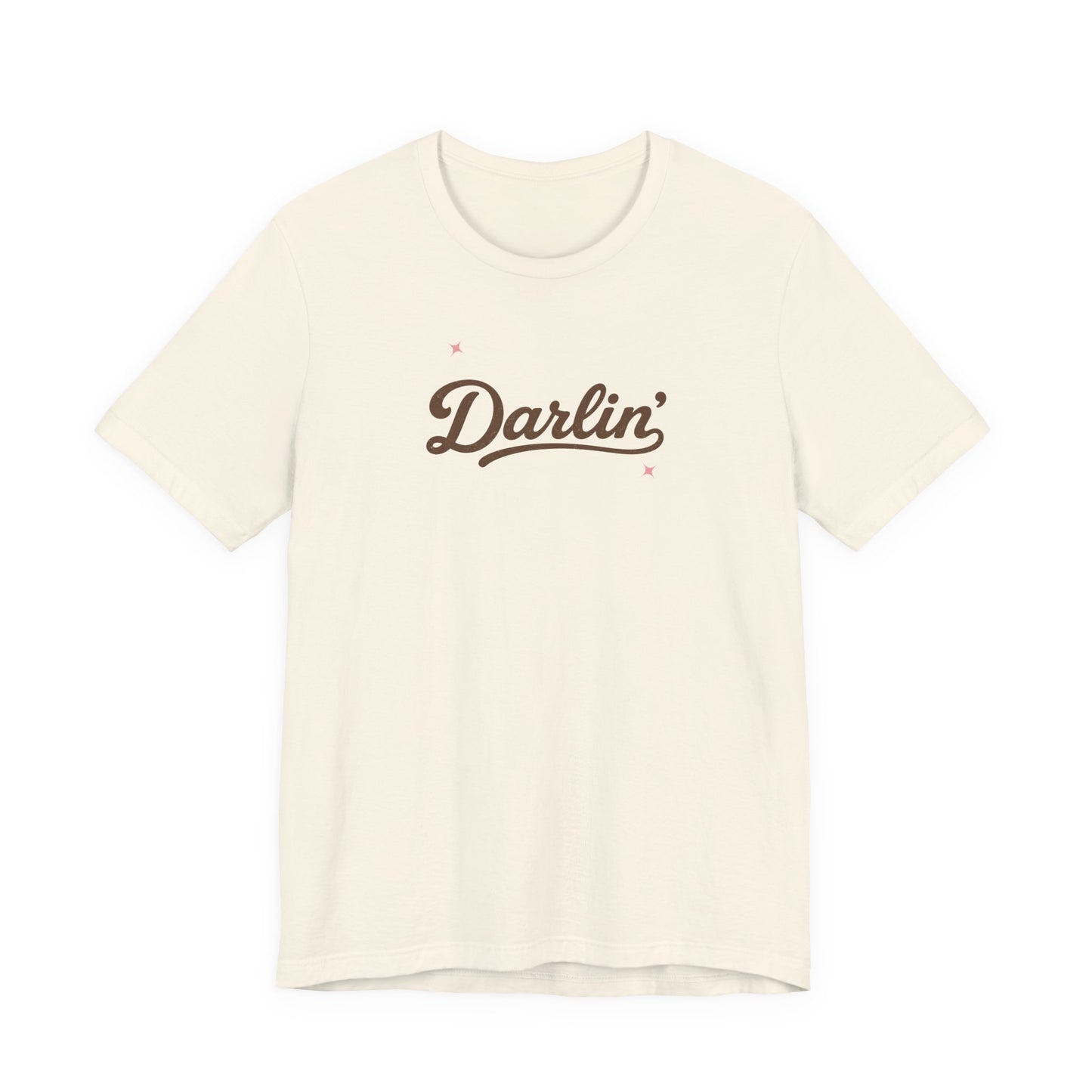 Darlin' Graphic T‑Shirt – Retro Script Women's Casual
