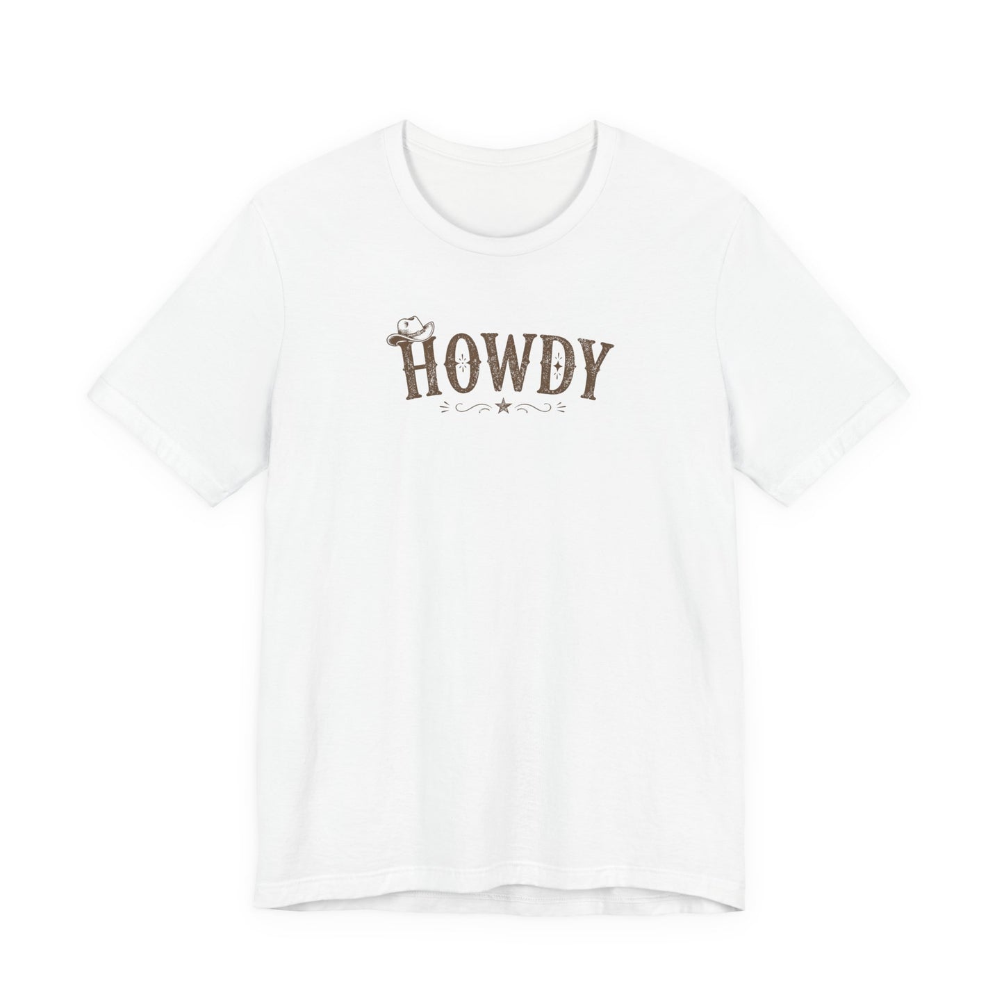 Howdy Tee — Vintage Western Greeting T-Shirt
