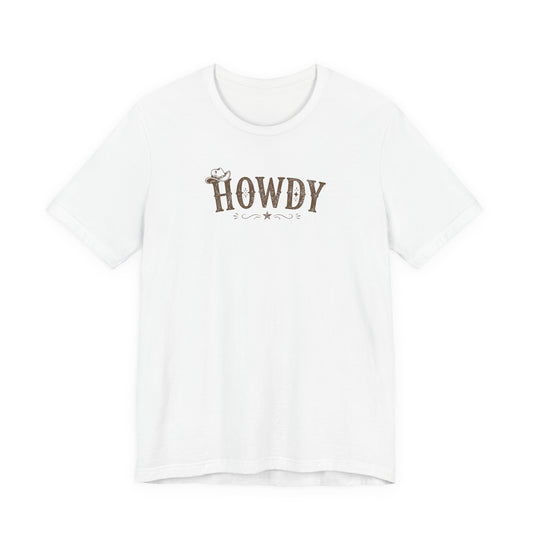 Howdy Tee — Vintage Western Greeting T-Shirt