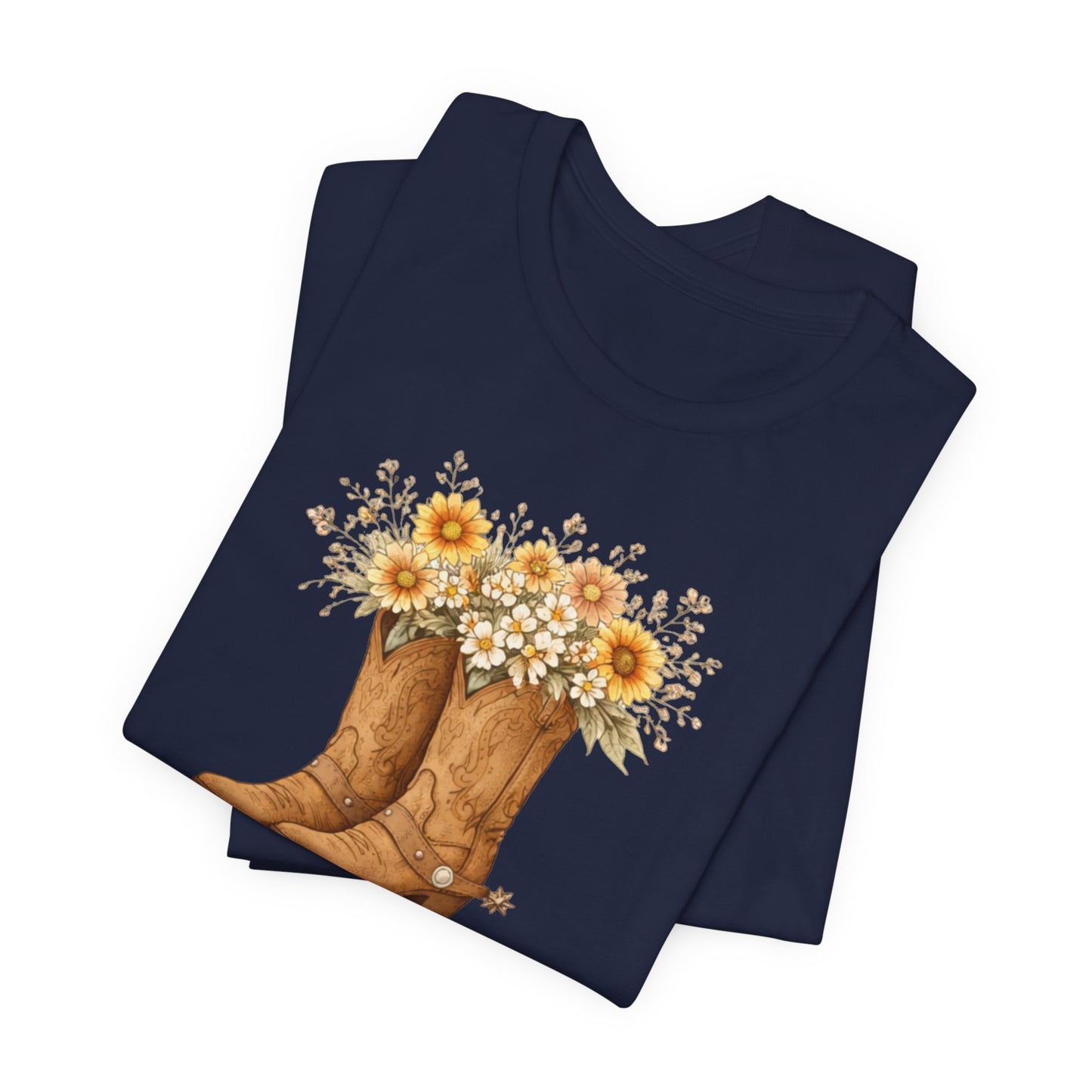Deeply Rooted Cowboy Boots Floral T-Shirt