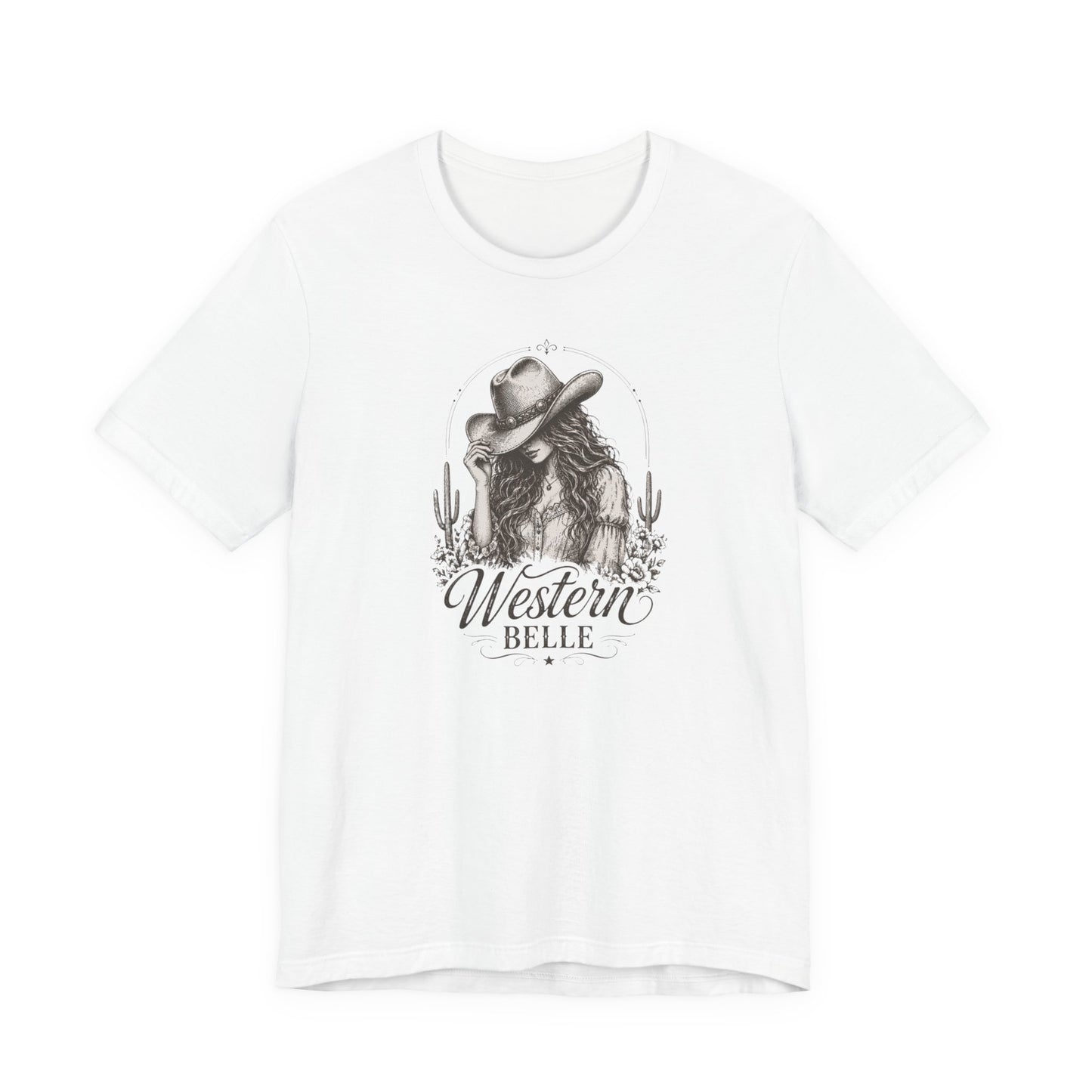 Western Belle T‑Shirt — Vintage Cowgirl Graphic Tee