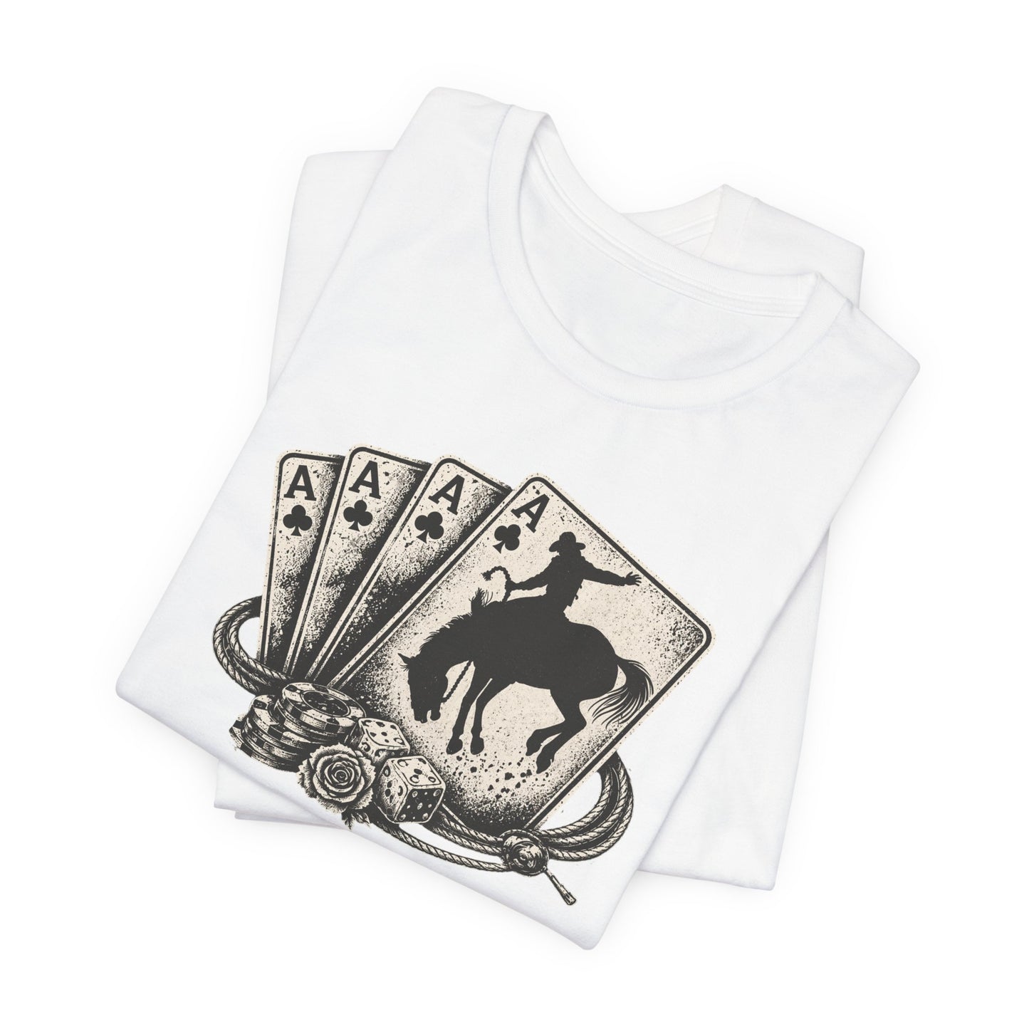 Western Ace Cards Graphic T-Shirt