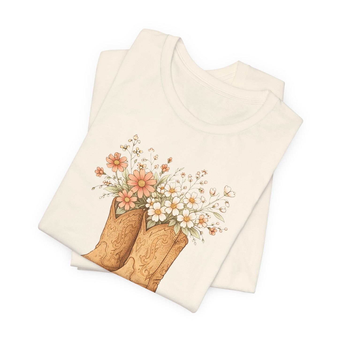 Deeply Rooted Cowboy Boots Floral T-Shirt