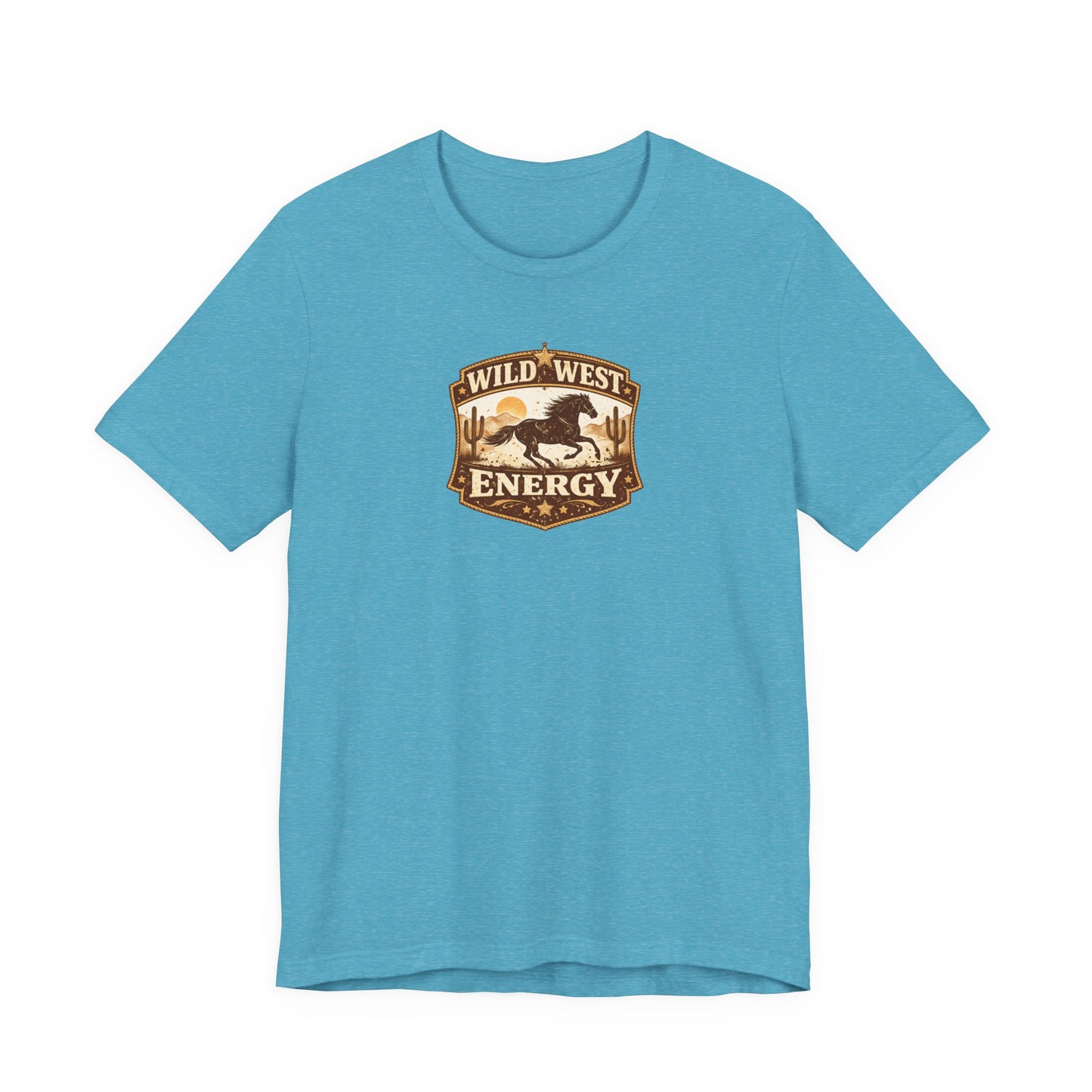 Wild West Energy T-Shirt — Retro Desert Rodeo Graphic Tee