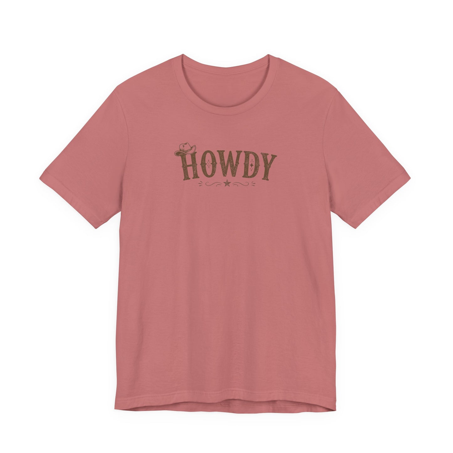Howdy Tee — Vintage Western Greeting T-Shirt