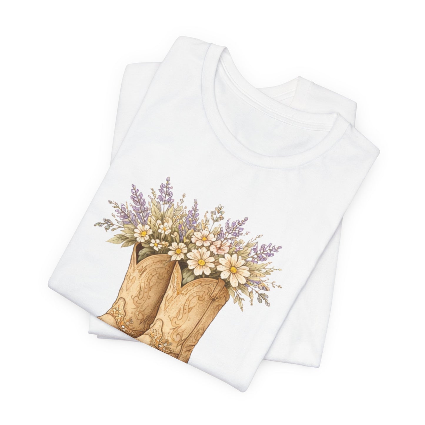 Deeply Rooted Cowboy Boots Floral T-Shirt