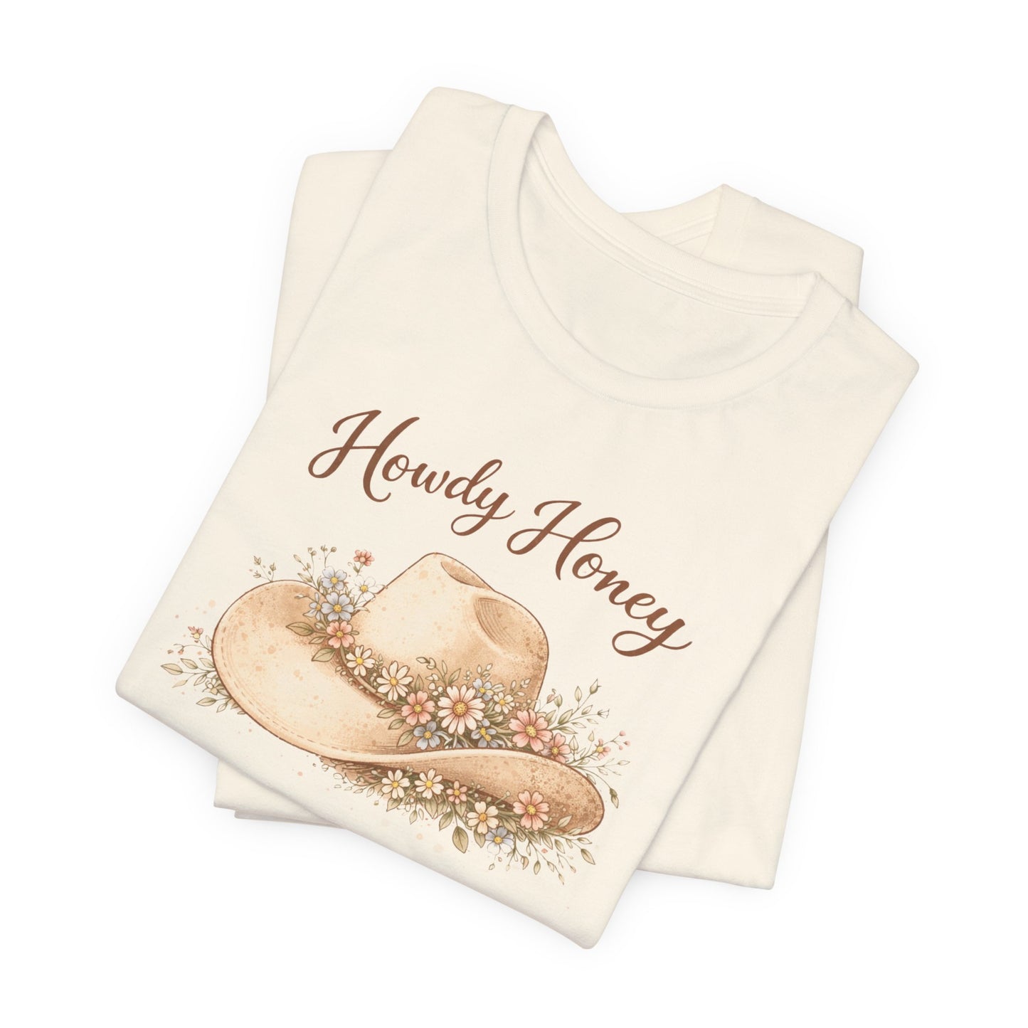 Howdy Honey Cowboy Hat T‑Shirt