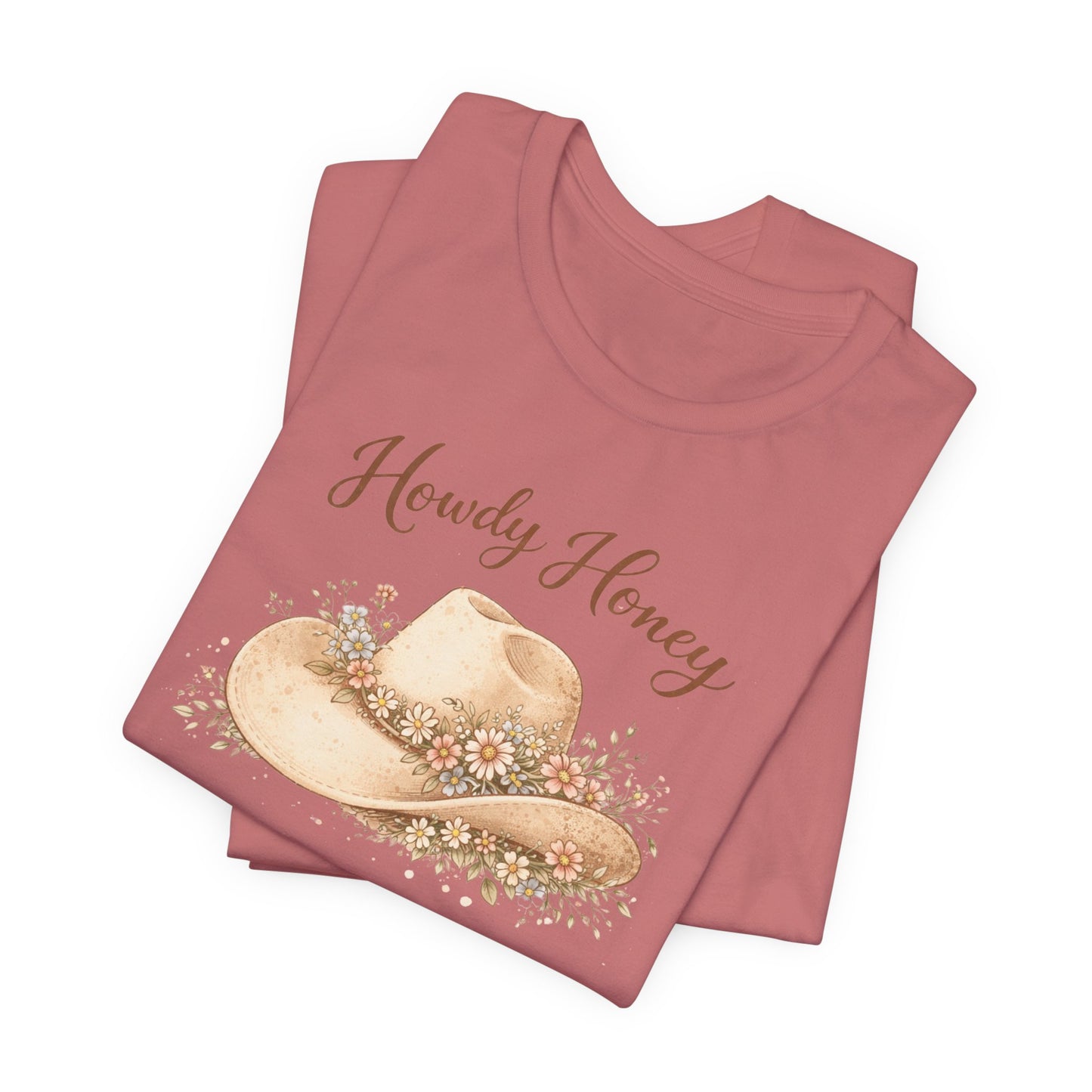 Howdy Honey Cowboy Hat T‑Shirt