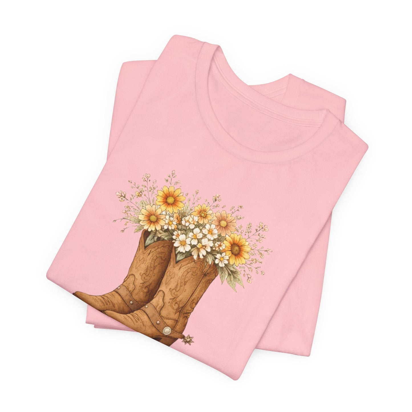 Deeply Rooted Cowboy Boots Floral T-Shirt