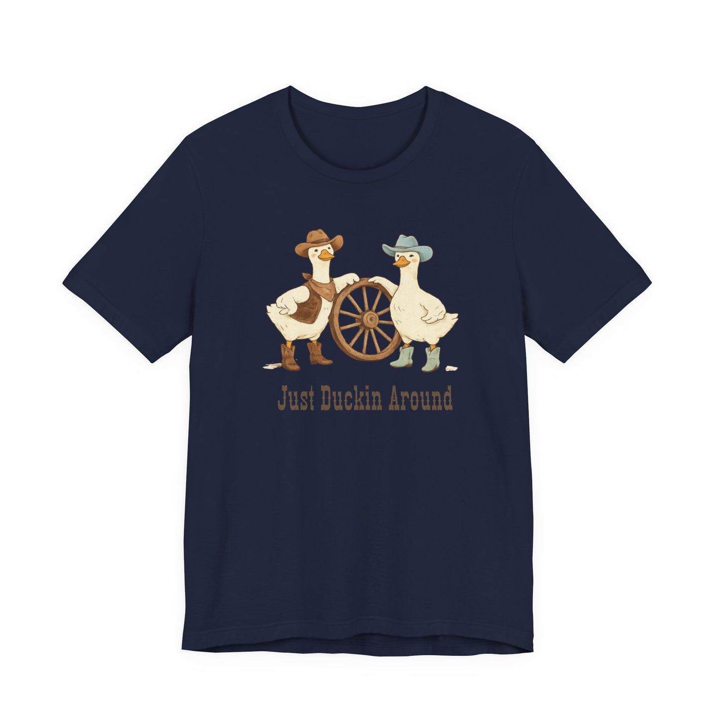 Just Duckin' Around T-Shirt— Vintage Western Duck Graphic T-Shirt