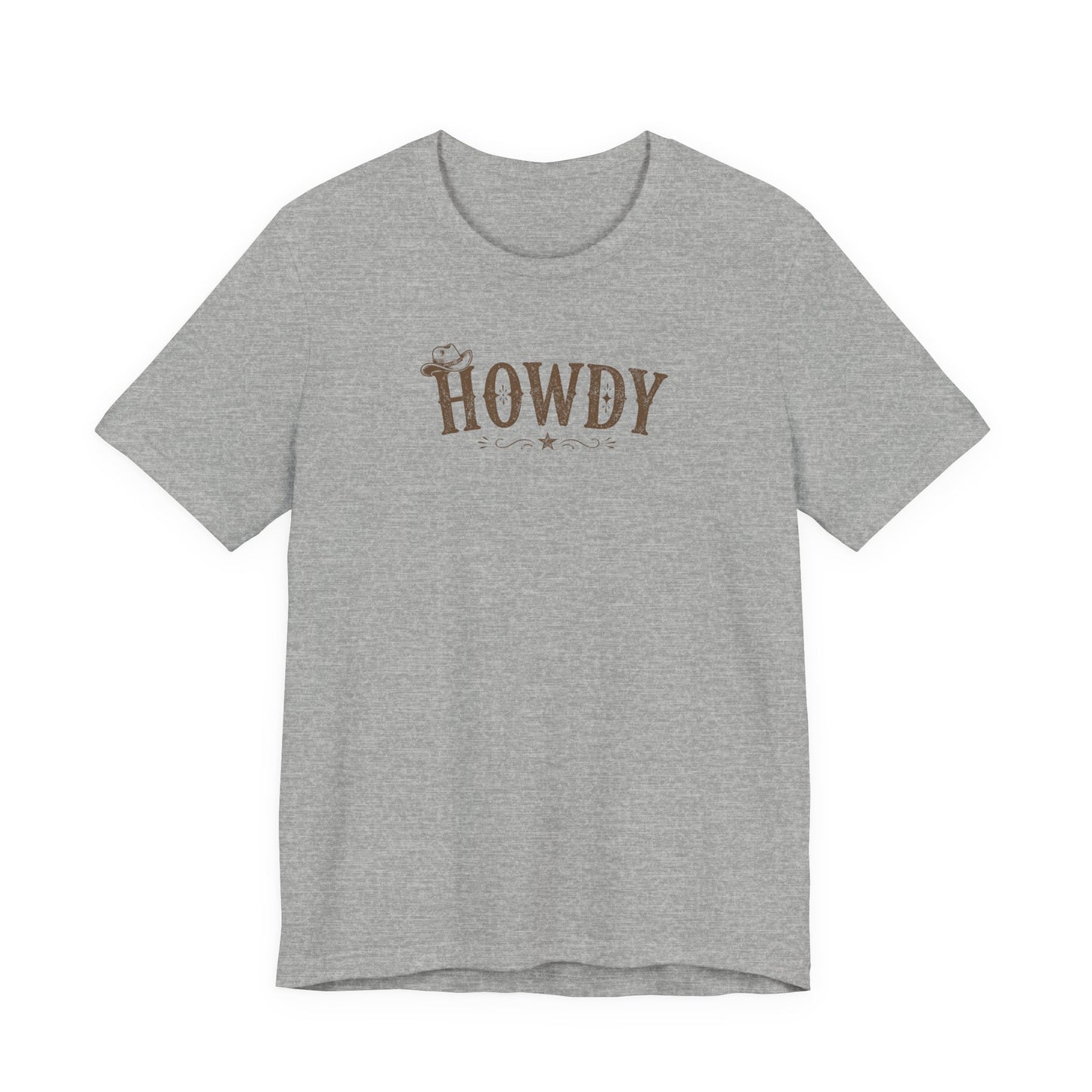 Howdy Tee — Vintage Western Greeting T-Shirt