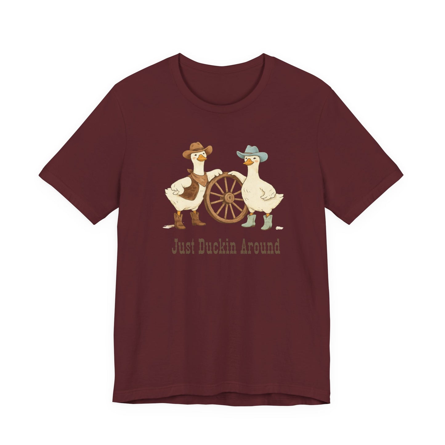 Just Duckin' Around T-Shirt— Vintage Western Duck Graphic T-Shirt