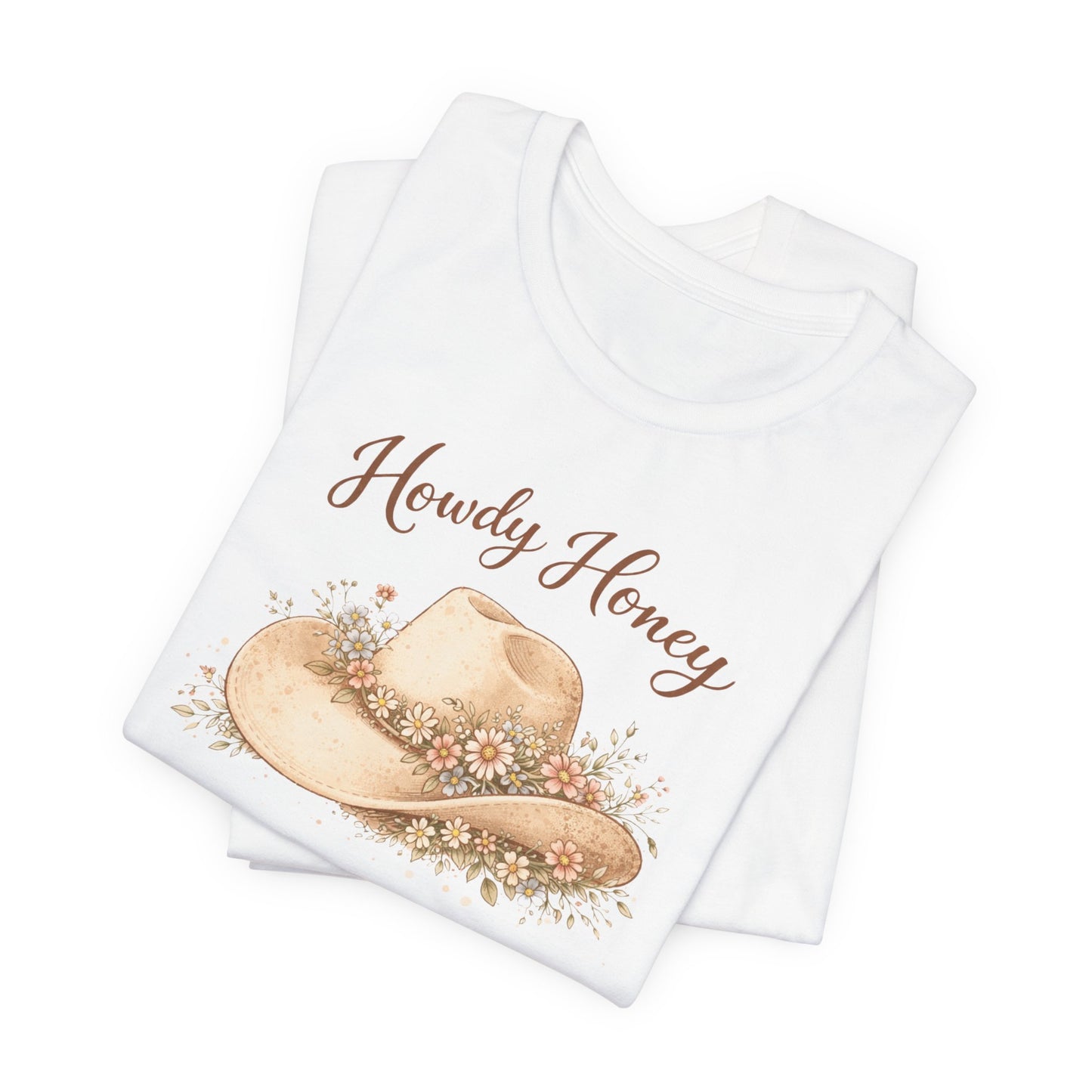 Howdy Honey Cowboy Hat T‑Shirt