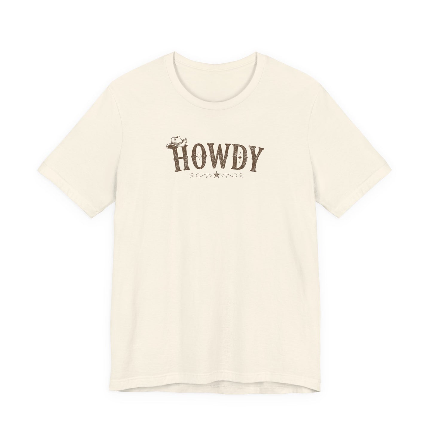 Howdy Tee — Vintage Western Greeting T-Shirt