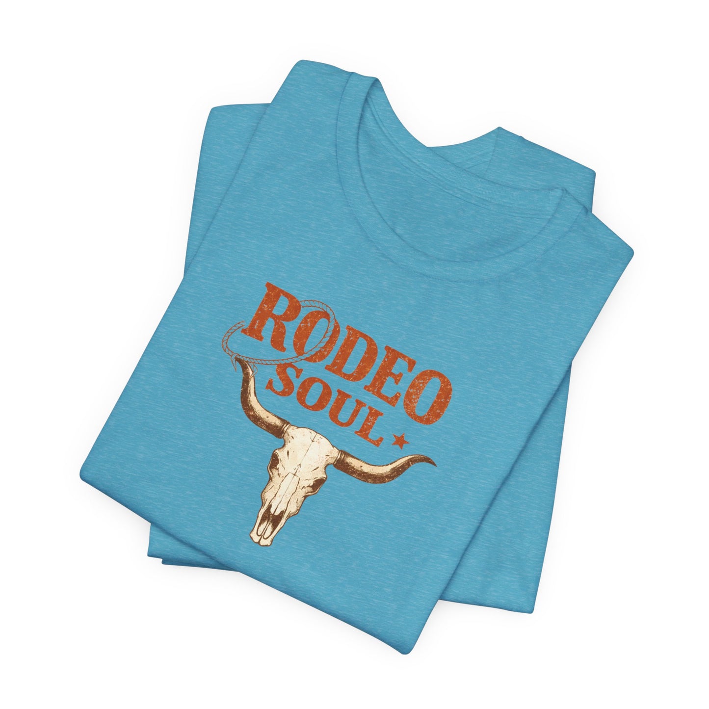 Rodeo Soul T‑Shirt — Western Skull Graphic Tee