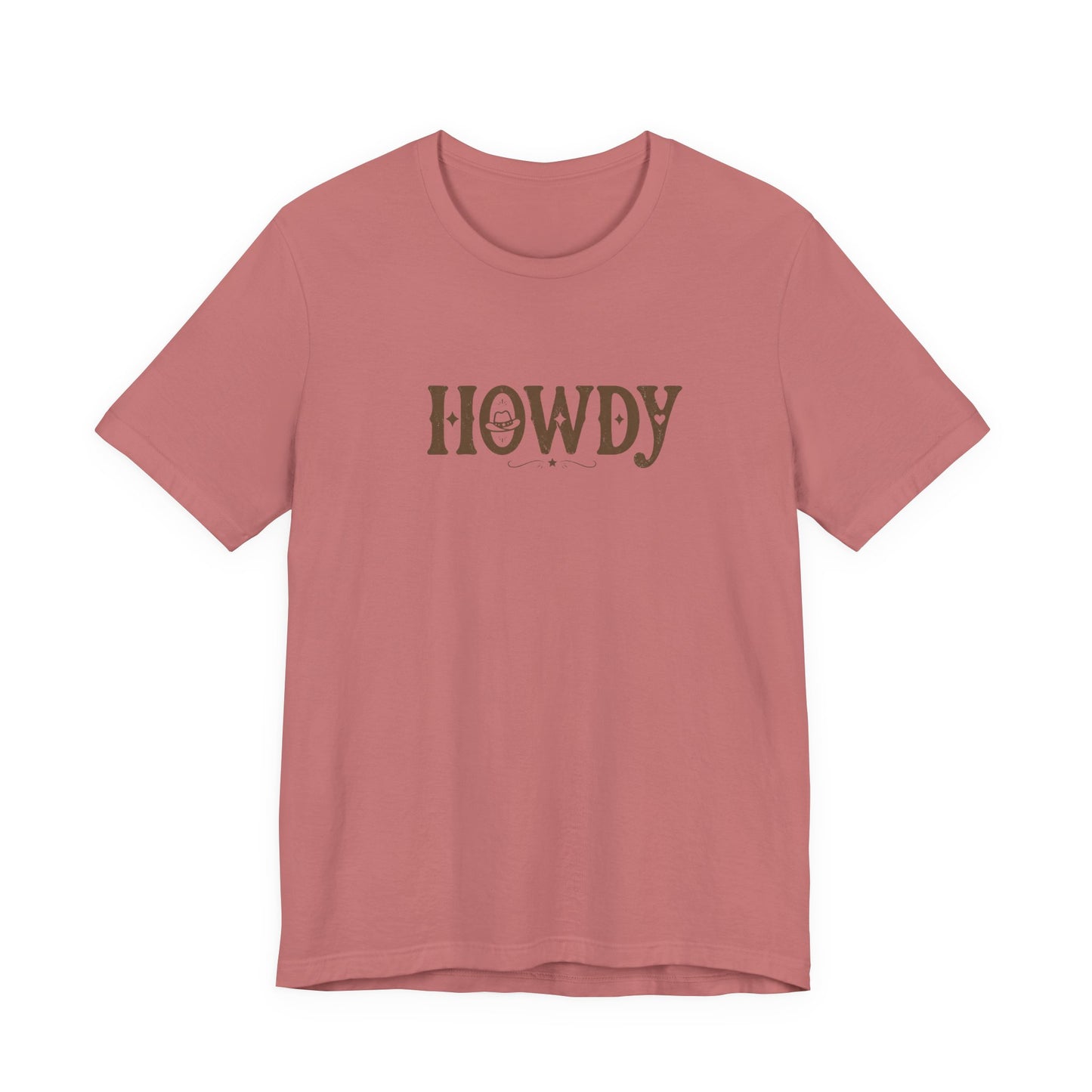 Howdy Graphic Tee — Western Cowboy Greeting T-Shirt