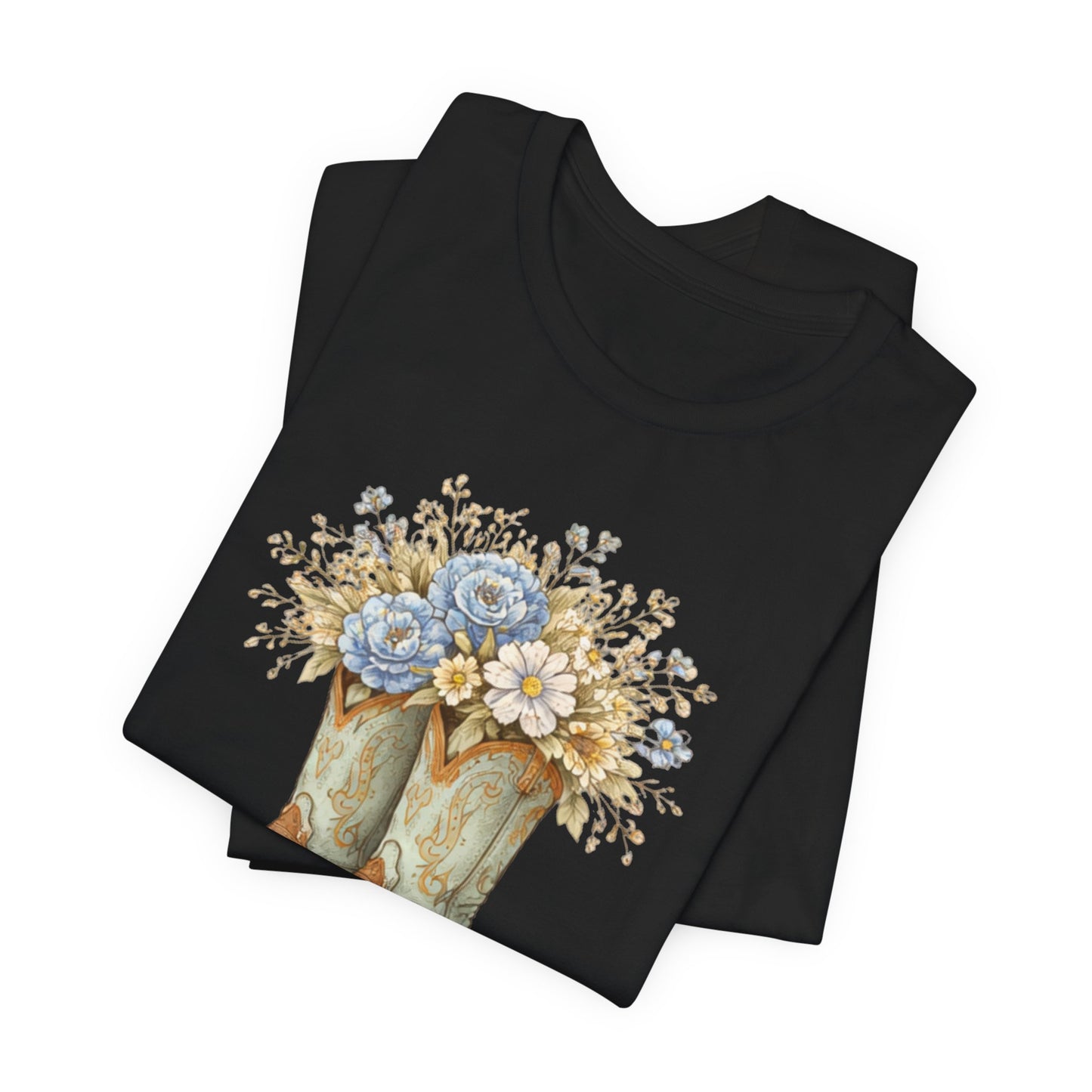 Deeply Rooted Cowboy Boots Floral T-Shirt