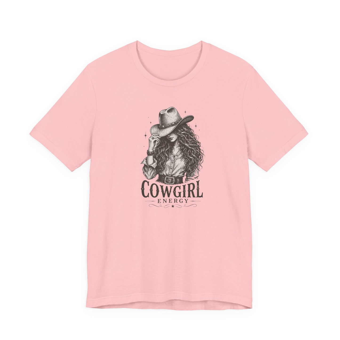 Cowgirl Energy T-Shirt — Western Cowboy Hat Graphic