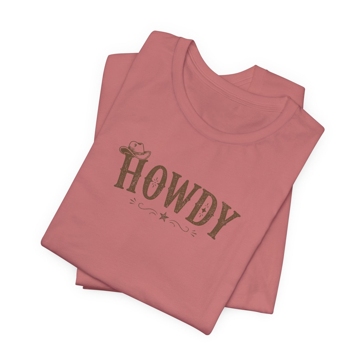 Howdy Tee — Vintage Western Greeting T-Shirt