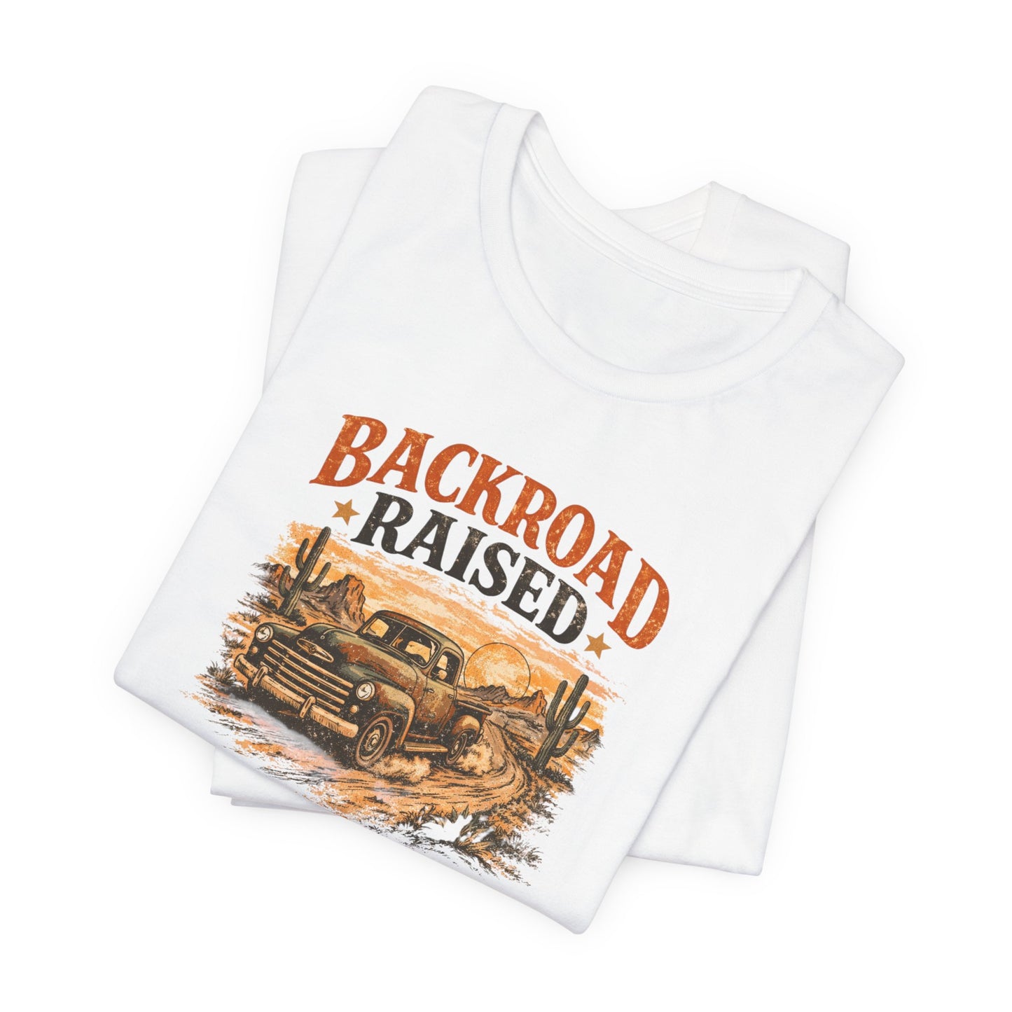 Backroad Raised T-Shirt — Vintage Truck Country Tee