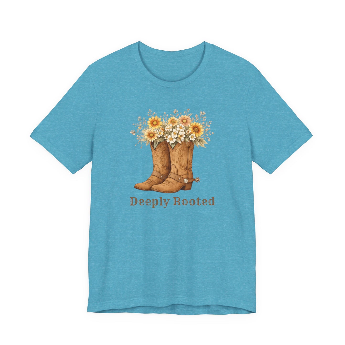 Deeply Rooted Cowboy Boots Floral T-Shirt