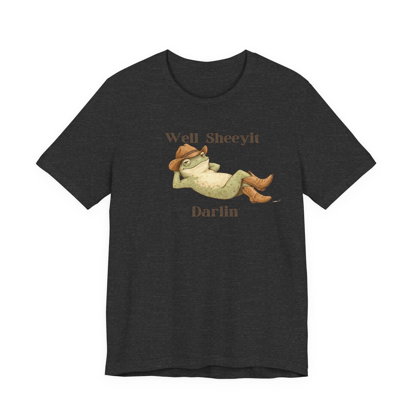 Frog Relaxing Graphic Shirt — "Well Sheeyit Darlin"